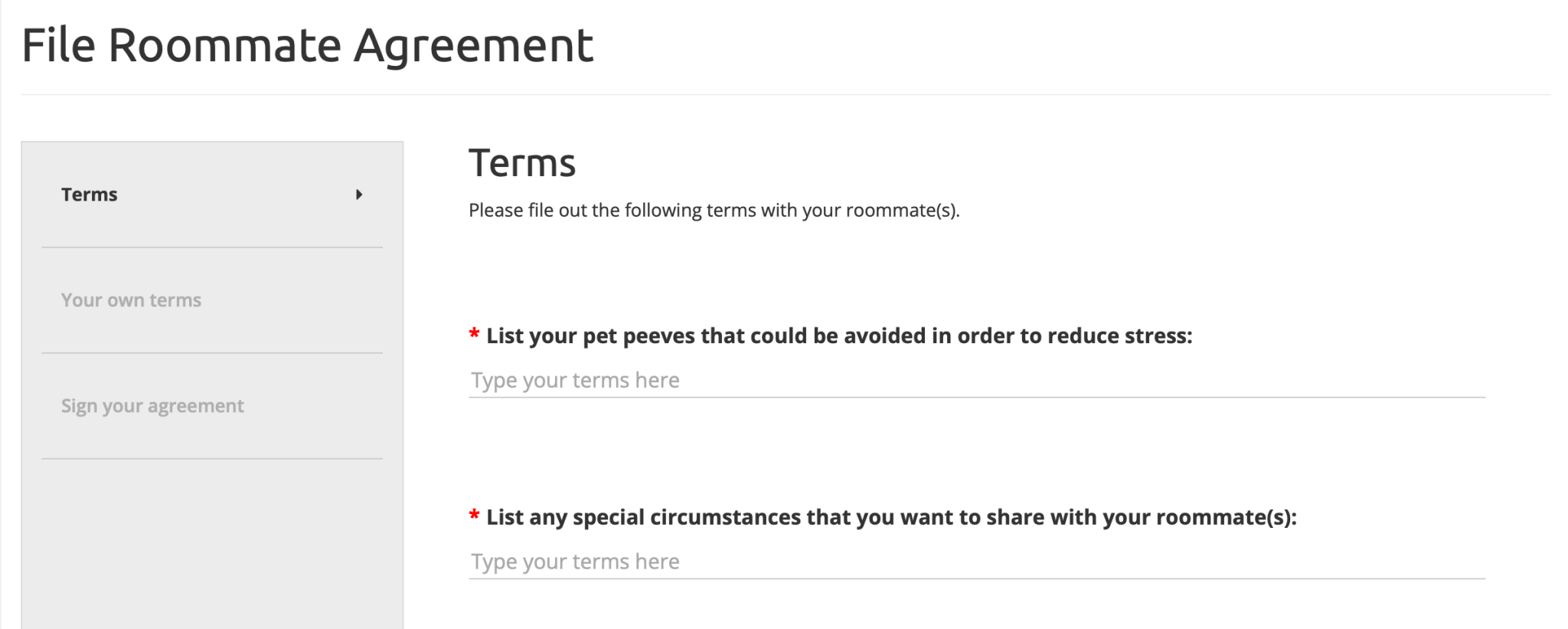 Roommate Agreements Roompact